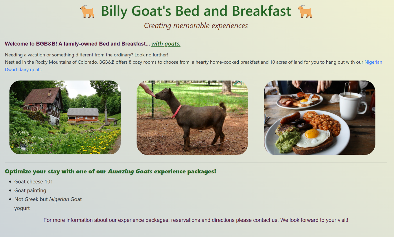 bed-and-breakfast